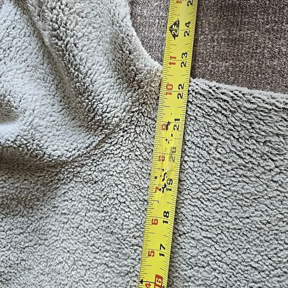 Kuhl Klifton snap Sherpa light jacket size L tan brown women’s Fleece sweater